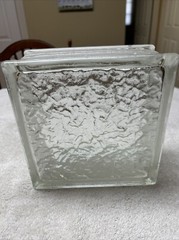 LOT of(18) Pittsburgh Corning ICESCAPES Premiere Architectural Glass Block 8x8x4