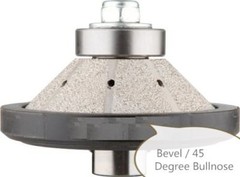 2 X 3/8″ Bevel 45 Degree Bullnose profiler router bit tile countertop edge stone