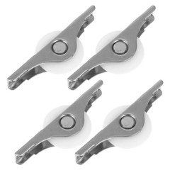 4PCS Double Convex Sliding Door Roller Wardrobe Door Pulley Cabinet Door Wheel