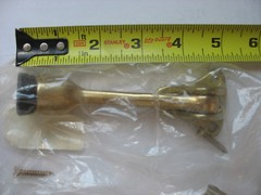 IVES BY SCHLAGE 455A3 BRASS Kick Down Door Holder Stop New US3AL