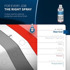 1K Acrylic Matte Clear Coat Spray Paint 11.3 oz Fast Drying For Cars And Metal