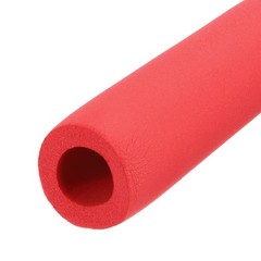 70.9 inch Length 0.98 inch ID Pipe Insulation PPR Foam Tubing 7mm Thick, Red