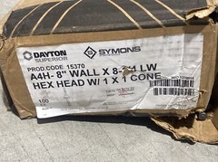 100-Dayton Superior 8″X8-1/4″ Le Hex Head Snap Tie W/1″ Cone Standard Duty 15370