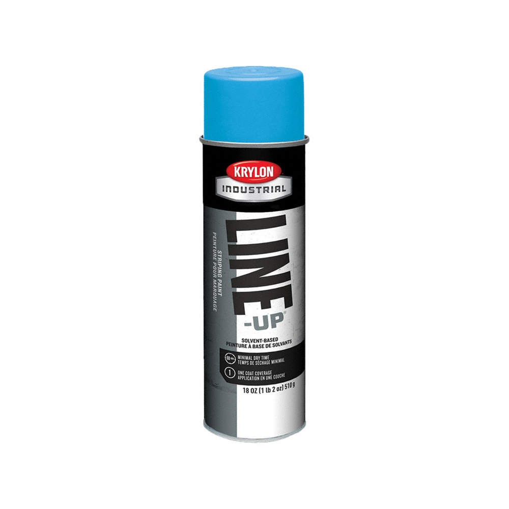 KRYLON INDUSTRIAL K00830208 Striping Paint,20 oz,Accessibility Blue 54TH29