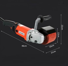 HaTur Electric Burnishing Polishing Machine Handheld Wheel Polisher Sander Wire