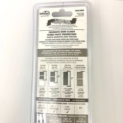 Wright Pneumatic Screen Door Closer V2010WH White Ez Hold Light Style Doors