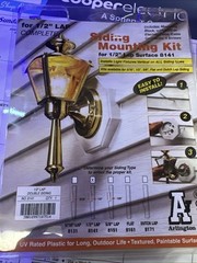 Arlington Industries 1/2 in. Lap Siding Mounting Kit with Built-In Box