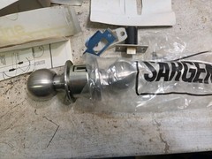 Sargent 5 Line Bored Cylindrical, Door Knob Handle (Stainless) Nos Passage