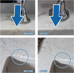 White Quartz Countertop Repair Kit – Quartz, Marble, Acrylic, Porcelain Count…