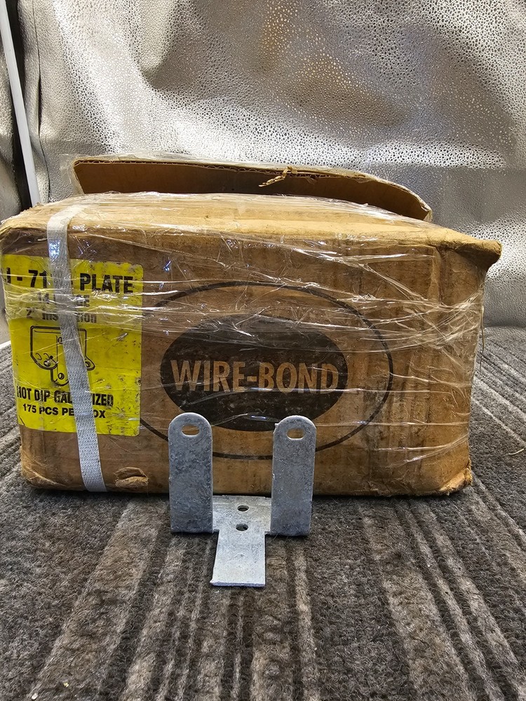 (QTY 175) Wire-Bond RJ-711 Hot Dip Galvanized Adjustable Veneer Anchor