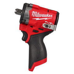 2563P-20Milwaukee Tool M12 FUEL Stubby 1/2 Inch Impact Wrench with Pin Detent