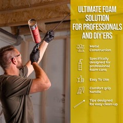 Spray Foam Gun PTFE Non Stick Coated Basket High Precision with Greater Yield…