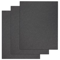 Anglekai 3PCS/ 6PCS Gasket Material Sheet, Non-Asbestos Exhaust Dark Grey