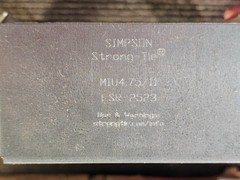 (QTY 25)Simpson Strong-Tie MIU4.75/11 MIU G90 Galvanized Face-Mount Joist Hanger