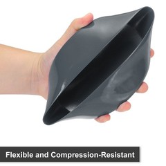 150mm (5 15/16″) ID Rubber End Caps Pipe & Fence Post Protectors Deep Gray
