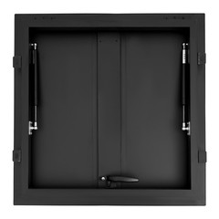 Roof Hatch, Roof Security Door, Roof Access Hatch Black Aluminum Alloy