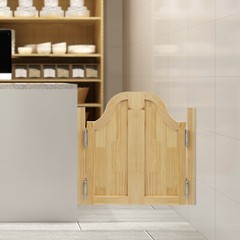 Partition Door Swing Solid Wood Door for Shop Entrance Partition Door 70x70cm