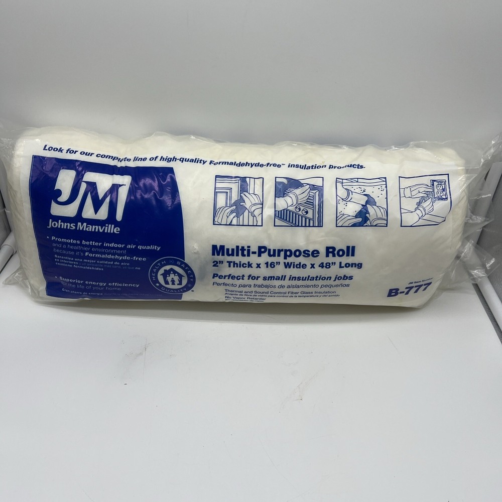 Johns Manville B777 Multi-purpose Fiberglass Insulation New Sealed