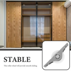4pcs Double Convex Sliding Door Roller Wardrobe Door Pulley Wheel door wheel