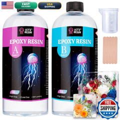 Let’S Resin Lets Resin 1/2 Gallon Casting Epoxy Resinbubble Crystal Clear Epoxy