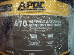 470 APOC NEW ROLL 4″ X 150′ ASPHALT SATURATED COTTON REINFORCING FABRIC ROOF RV