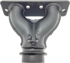 ATV Manifold, Twin, High Temp Powder Paint High Temp Powder Paint, Black, Genuin