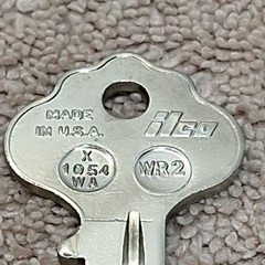 Ilco X1054WA Key Blanks (Lot Of 4) Made In USA Locksmith NOS
