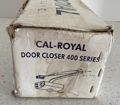 Door Closer 400 Series Cal Royal 430 Commercial Grade Aluminum Color New