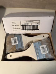 Lot of 12 – Rubberset 3″ Chip Brushes 100% Pure Bristle – Item # 99060330