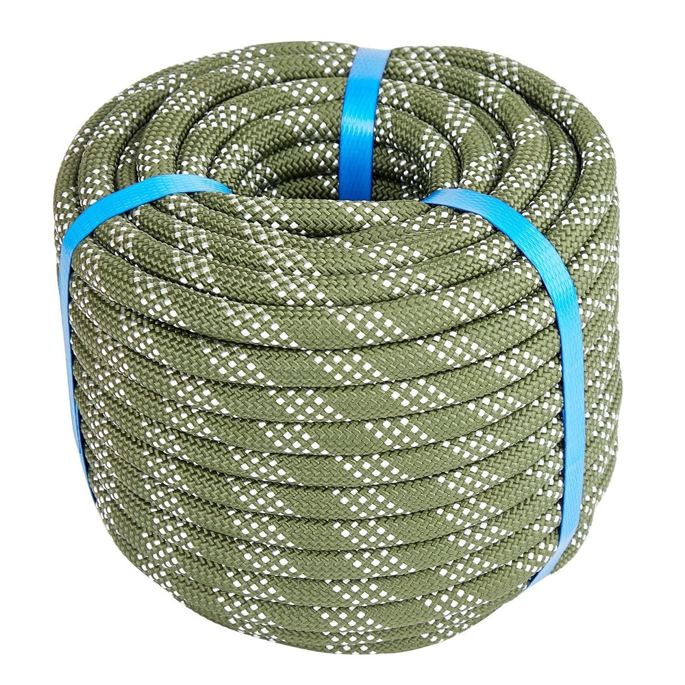 7/16 Inch 150ft Double Braided Polyester Arborist Rope, Heavy Duty Nylon Rope…