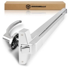 Panic Bars for Exit Doors 32 Inch, Silver Commercial Push Bar 32-47” Doors READ