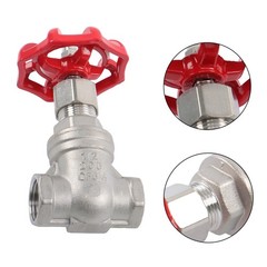Heavy Duty Wheel Handle Gate Valve DN15 1/2″ NPT Stainless Steel Female Threaded
