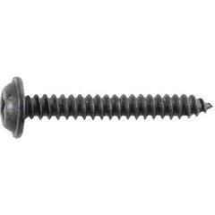 AUVECO 12217 PHILLIPS FLAT WASHER HEAD TAPPING Screws 8 X 1-1/4 BLACK QTY 50