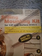 Set Arlington Industries 8141 Siding Mounting Kit For 1/2” LAP