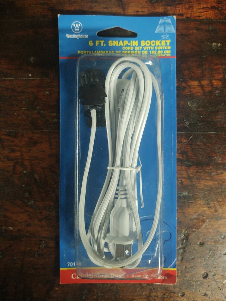 Cord Set With Switch No 70108 Westinghouse Lighting Corp NEW NIP