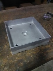10 x 10 full size Cedar, Post Base, Anchored Heavy Cast Aluminum MADE IN USA