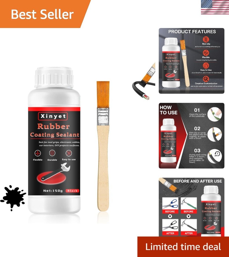 Peelable 150ml Tool Dip Rubber Coating – Flexible, Slip-Resistant for All Tools