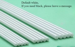 2PC Solid Fiberglass rod Fibre fiber rod Elastic rod ,0.8mm-30mm,Length 500mm