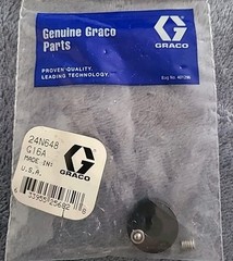 Graco 24N648 G16A KIT,KNOB,VALVE,ES ON/OFF,AS. New.