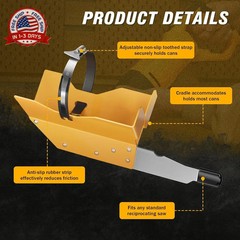 Paint Shaker, Spray Can Shaker for Reciprocating Saw, Fits Cans from 2″ to 3″ in