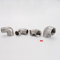 304 Stainless Steel Pipe Fitting 90° Elbow Adaptor 1/8″~1″ BSP Female/Male Joint