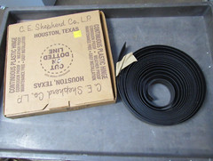 CE SHEPHERD CO WEATHER CORROSION PROOF CONTINUOUS PLASTIC HINGE BLACK 2″W 25′ FT