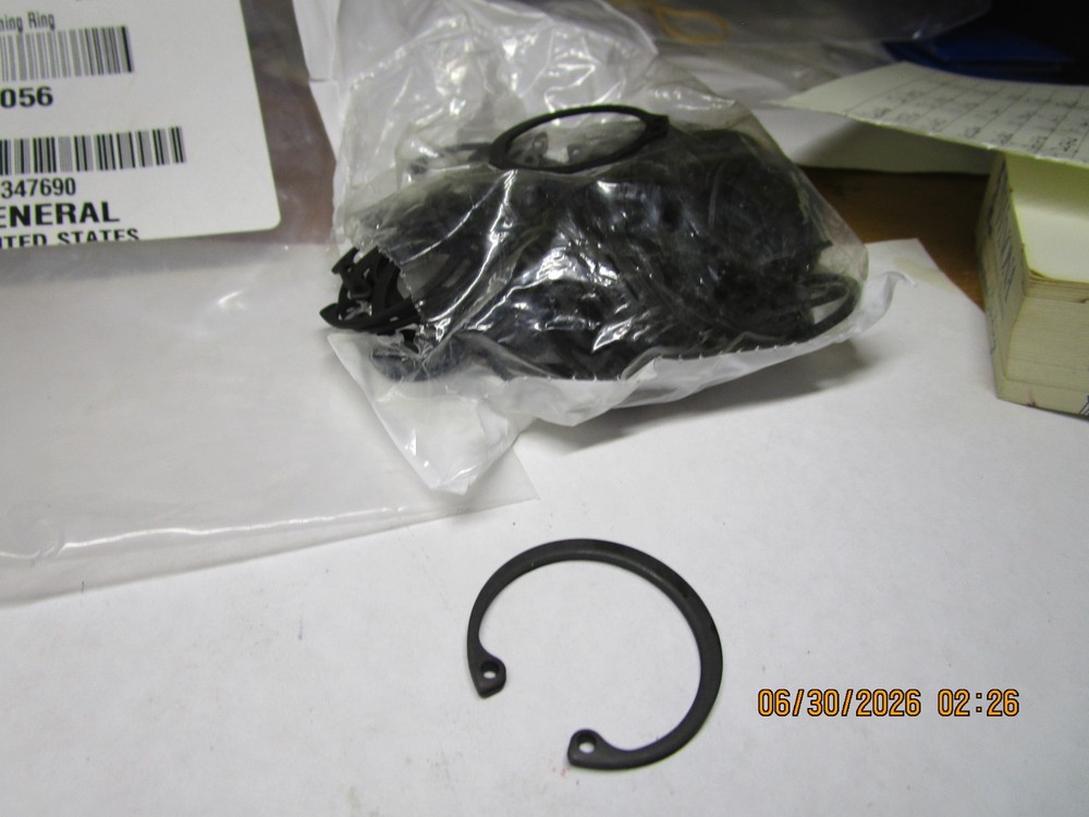 1-5/16″Dia 1.456″FreeOD Phosphate Carbon Steel Internal Retaining Ring QTY 90