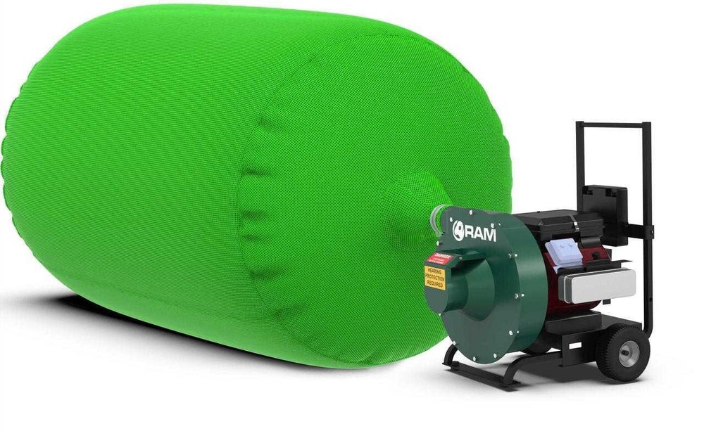 10 RAM HEAVY DUTY INSULATION VACUUM ECO+ GREEN BAGS 7’x4′ 375lb / 88CF