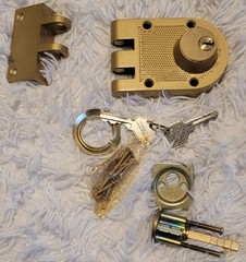 First Watch Double Cylinder Bolt Interlocking Deadbolt 1125