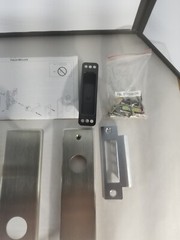 Falcon MA101 QN Passage/Closet Mortise Lock 630 Satin Stainless Napa Escutcheon