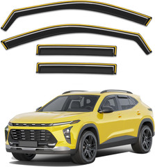 in-Channel Window Rain Guards Fit for Chevy Trax 2024 2025 2026 Rain Guards W…
