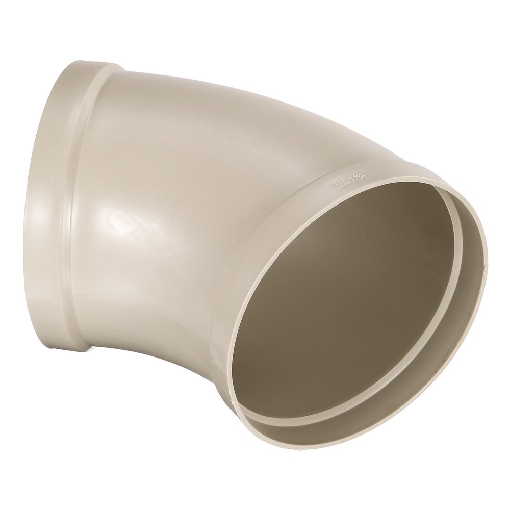 8″ ID Elbow 45 Degree Duct Pipe Connector Ventilation Tube Hose Fire-resistant