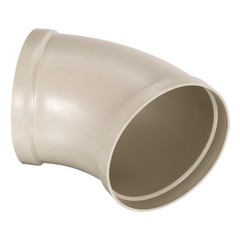 8″ ID Elbow 45 Degree Duct Pipe Connector Ventilation Tube Hose Fire-resistant
