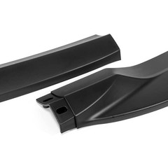 Front Bumper Spoiler Lip for Mercedes-Benz W204 C63 AMG 2008-2011 Matt Black